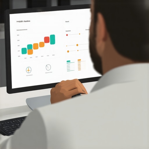 Washington DC Local Business SEO Analysis Business owner analyzing local SEO metrics in Washington DC