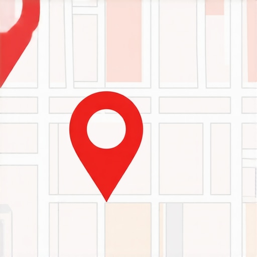 Map with digital markers highlighting nuanced local SEO tactics