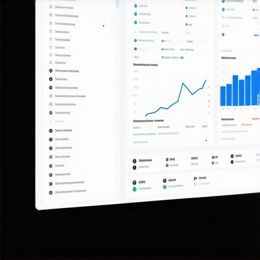 SEO Analytics Dashboard for Local Business A detailed view of a computer screen displaying local SEO performance metrics and analytics.