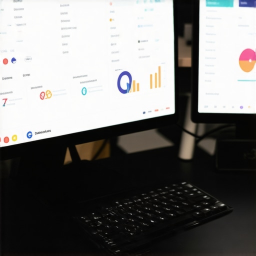 Screens displaying SEO analytics and local map rankings