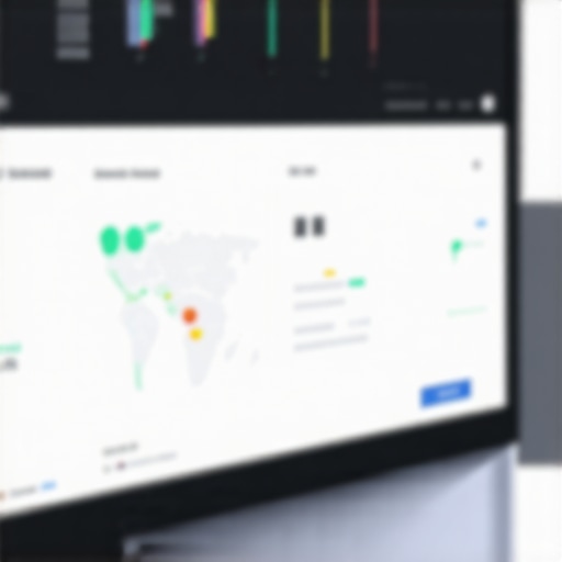 A detailed digital dashboard showing local SEO metrics, rankings, and maps analysis for Washington DC.