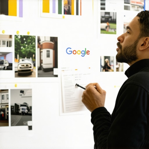 DC small business owner enhancing local profile with neighborhood images.